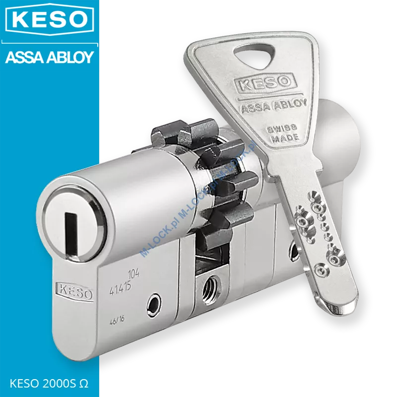 KESO 2000S Omega 35/45ZN (80 mm), wkładka patentowa