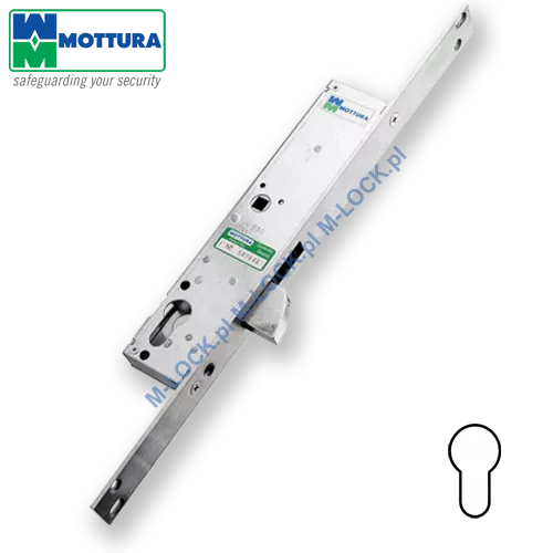 MOTTURA 47.100 zamek profilowy z ryglem semaforowym