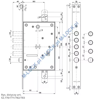 MOTTURA 52.782 zamek jednopunktowy - 3