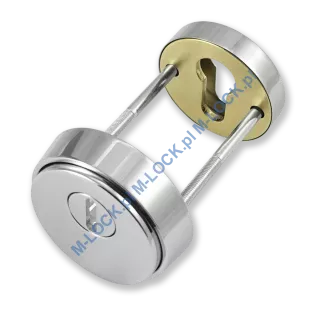 S.A.B. 304-CR, rozeta antywłamaniowa (chrom błyszczący) - 2