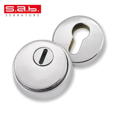 S.A.B. 304-CR, rozeta antywłamaniowa (chrom błyszczący)