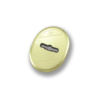 Rozeta na klucz MOTTURA 95.323OLV, mosiądz błyszczący