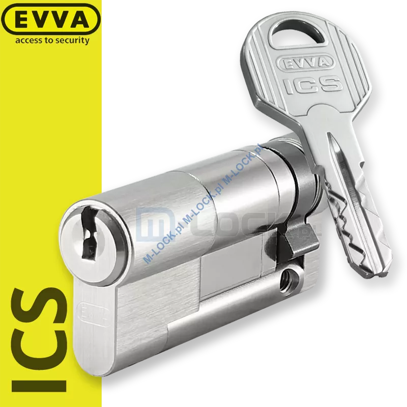 EVVA ICS 0/57NN (66 mm), półwkładka patentowa