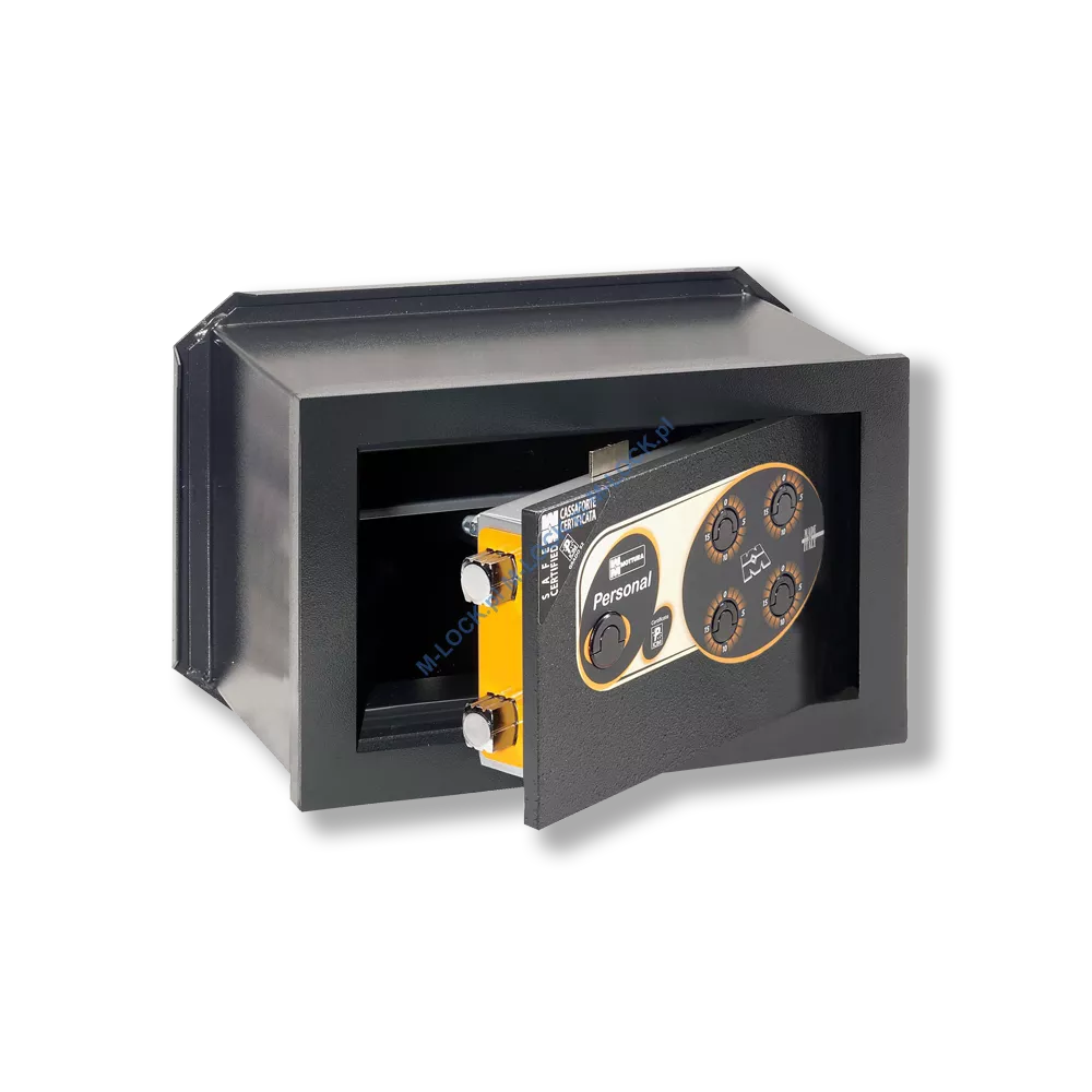 MOTTURA 11.5120 PERSONAL sejf ścienny z mechanicznym zamkiem szyfrowym (10 l)