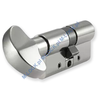 KESO 10RS Omega 30/30G2NN (60 mm), wkładka patentowa z pokrętłem - 3