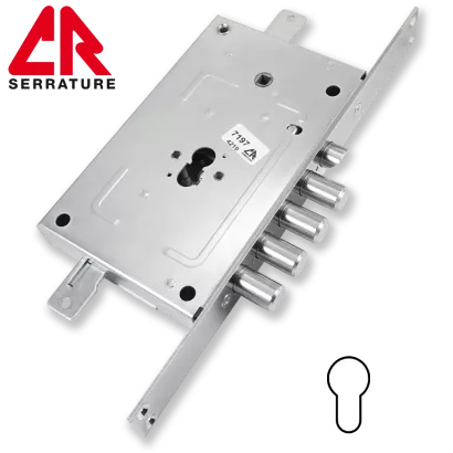 CR Serrature 2650PE.28N/80, odpowiednik zamka CR na klucz dwupiórowy