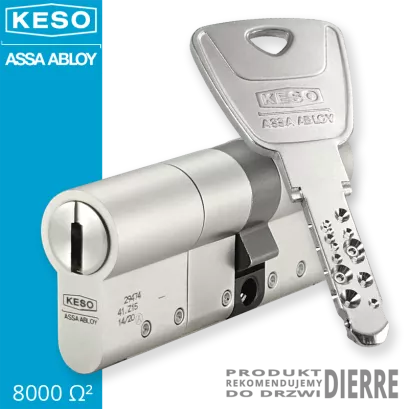 KESO 8000S Omega2 30/45NN (75 mm), wkładka patentowa do drzwi Dierre