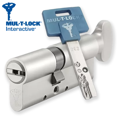 MUL-T-LOCK Interactive 35/45G1NN (80 mm), wkładka patentowa z pokrętłem