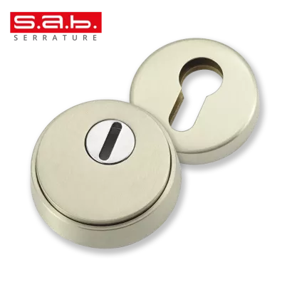 S.A.B. 304-NS, rozeta antywłamaniowa (nikiel satyna)