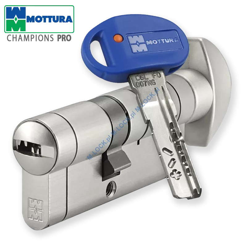 MOTTURA Champions PRO 31/41G1NN (72 mm), wkładka patentowa z pokrętłem