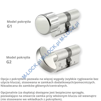 KESO 8000S Omega2 - wkładka patentowa, kolor: nikiel (konfigurator) - 5