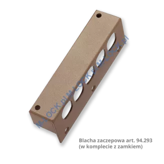 MOTTURA 20.527 zamek rozporowy na klucz dwupiórowy - 2