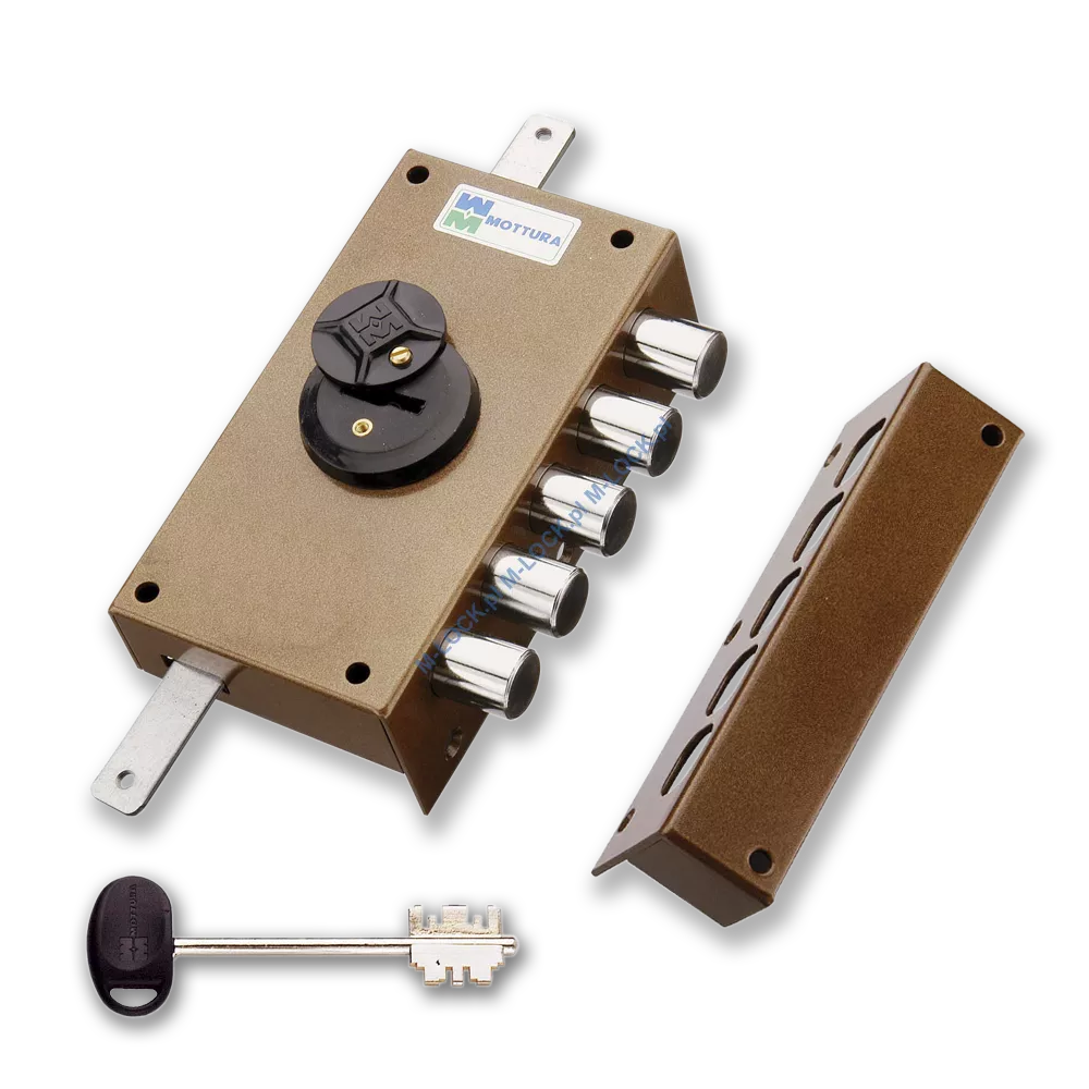 MOTTURA 20.527 zamek rozporowy na klucz dwupiórowy