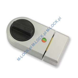 IKON 9131 (Assa-Abloy), zamek nawierzchniowy (kolor: srebrno-szary), bez cylindra - 2