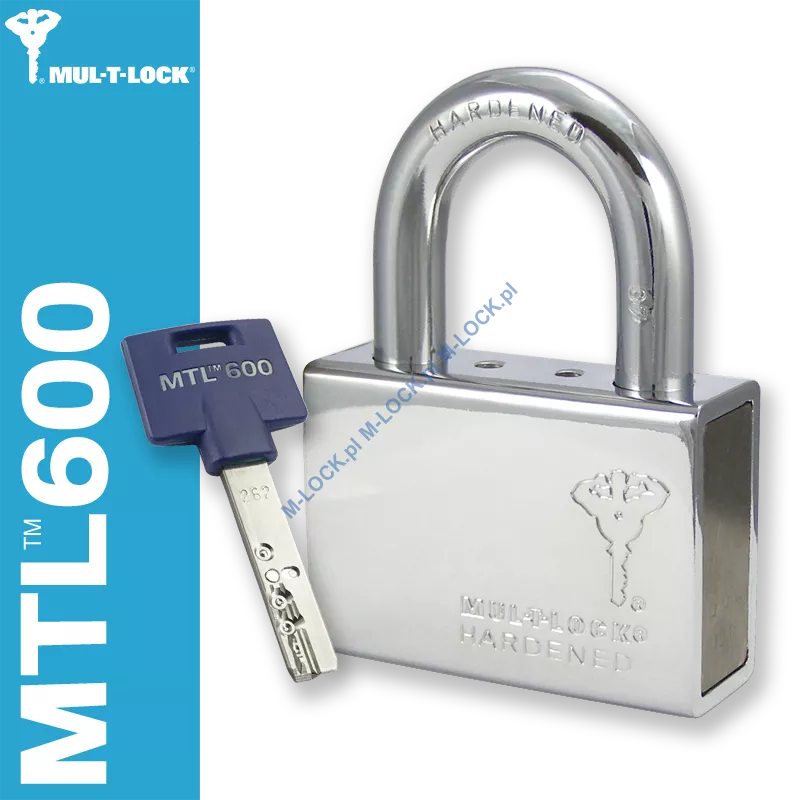 MUL-T-LOCK MTL600 C13, kłódka hartowana