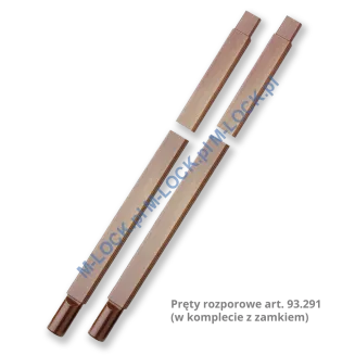 MOTTURA 30.436 zamek rozporowy na klucz typu POMPA z zatrzaskiem - 3