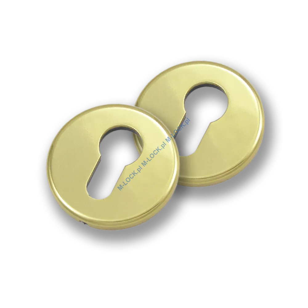 Rozetki na wkładkę do zamków S.A.B. seria 16xx, mosiądz