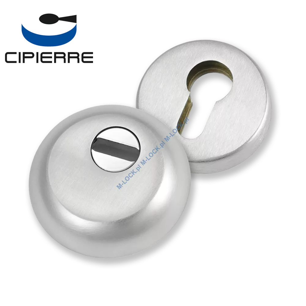 CIPIERRE 360-CS, rozeta antywłamaniowa (chrom satyna)