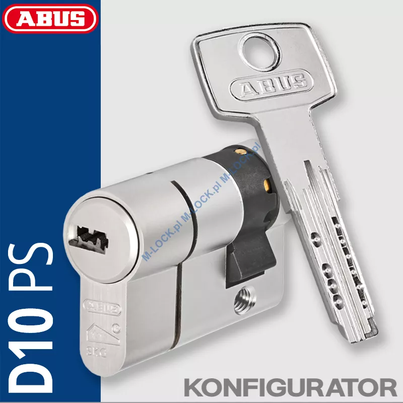ABUS D10 PS - półwkładka patentowa (konfigurator)