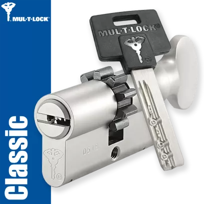 MUL-T-LOCK Classic 31/31G4ZN (62 mm), wkładka patentowa z pokrętłem