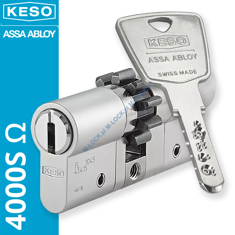 KESO 4000S Omega 35/40ZN (75 mm), wkładka patentowa