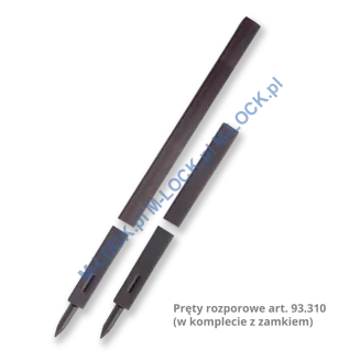 MOTTURA 35.381 zamek rozporowy na klucz typu POMPA - 3