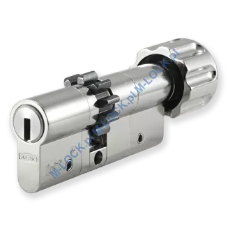 KESO 10RS Omega 35/45G1ZN (80 mm), wkładka patentowa z gałką - 2