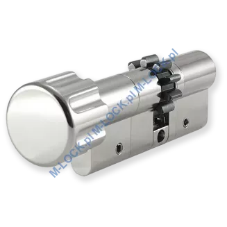 KESO 10RS Omega 35/45G1ZN (80 mm), wkładka patentowa z gałką - 3