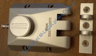 MUL-T-LOCK Deadlock 02-SAT, zamek nawierzchniowy (kolor: nikiel satyna), bez cylindra - 3