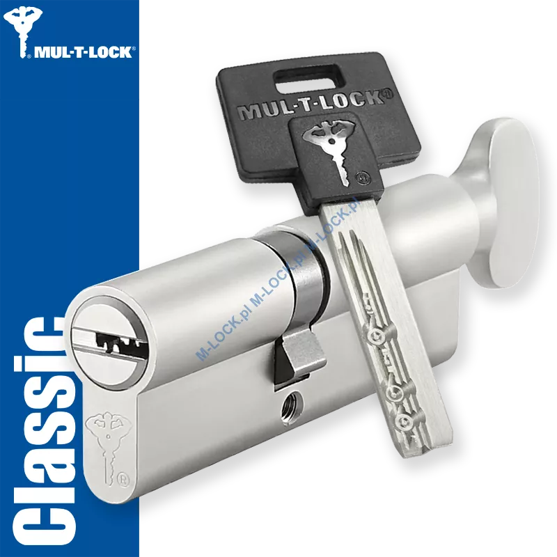 MUL-T-LOCK Classic 40/50G1NN (90 mm), wkładka patentowa z pokrętłem
