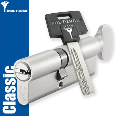 MUL-T-LOCK Classic 40/50G1NN (90 mm), wkładka patentowa z pokrętłem
