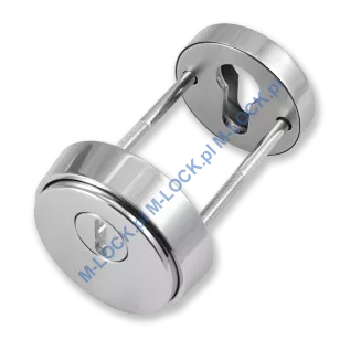 S.A.B. 304-CS, rozeta antywłamaniowa (chrom satyna) - 2