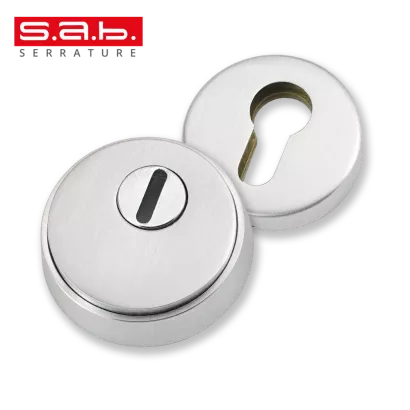 S.A.B. 304-CS, rozeta antywłamaniowa (chrom satyna)