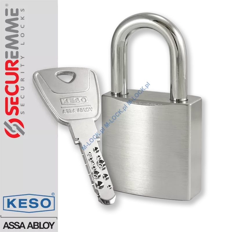 SECUREMME 7550XCS / KESO 8000S Omega2, kłódka hartowana