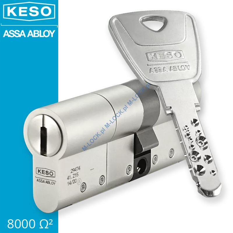 KESO 8000S Omega2 30/45NN (75 mm), wkładka patentowa