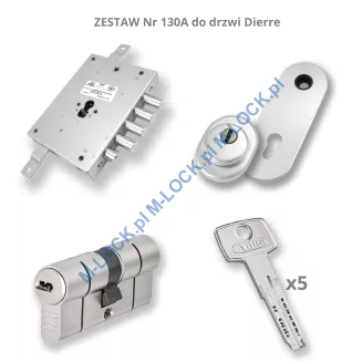 ZESTAW Nr 103A do drzwi Dierre - ABUS D10 PS (montaż Warszawa) - 2
