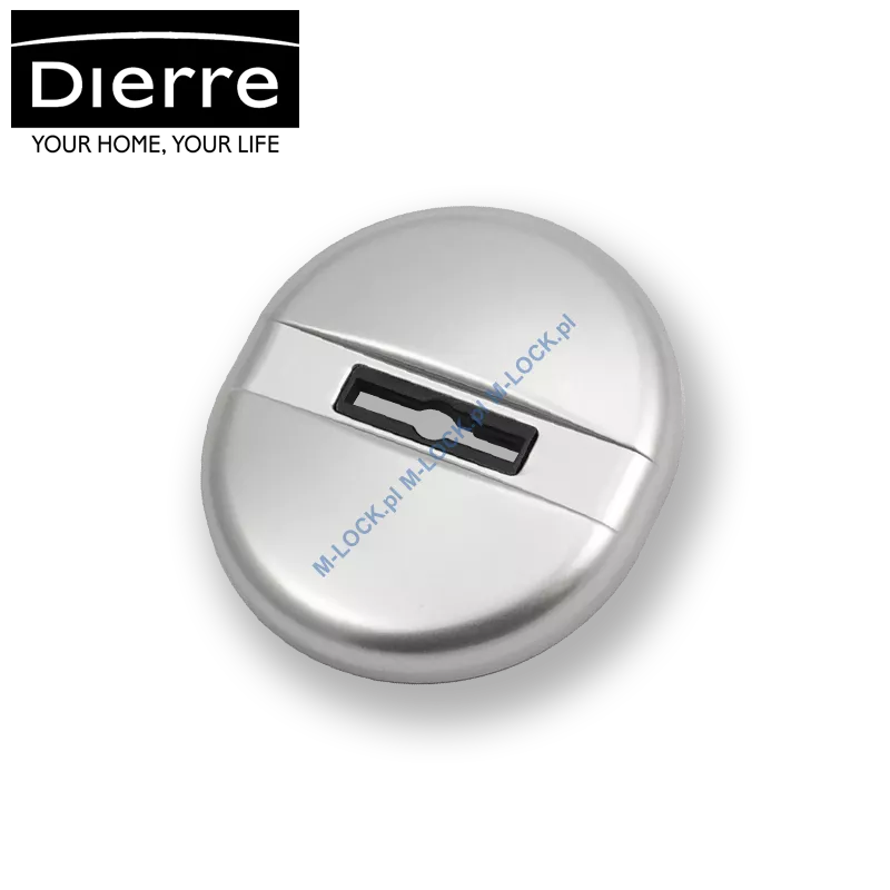 Dierre GIUGIARO, rozeta na klucz dwupiórowy, (chrom matowy)