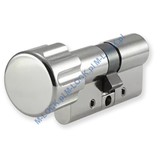 KESO 10RS Omega 30/30G1NN (60 mm), wkładka patentowa z gałką - 3