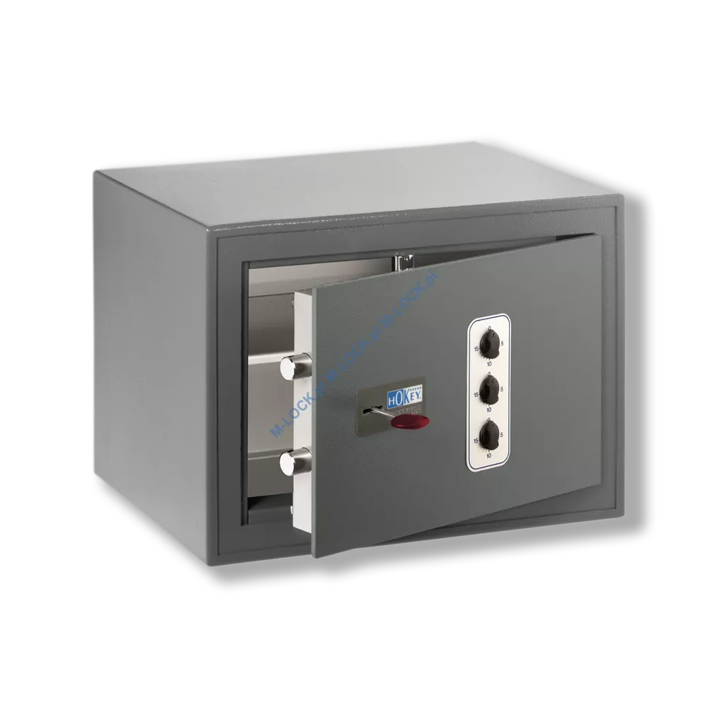 MOTTURA 10.HC5600 HOKEY sejf wolnostojący z zamkiem kluczowym i mechanizmem szyfrowym (28 l)