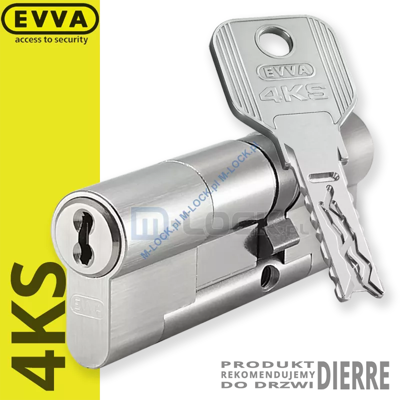 EVVA 4KS 31/51NN (82 mm), wkładka patentowa do drzwi Dierre