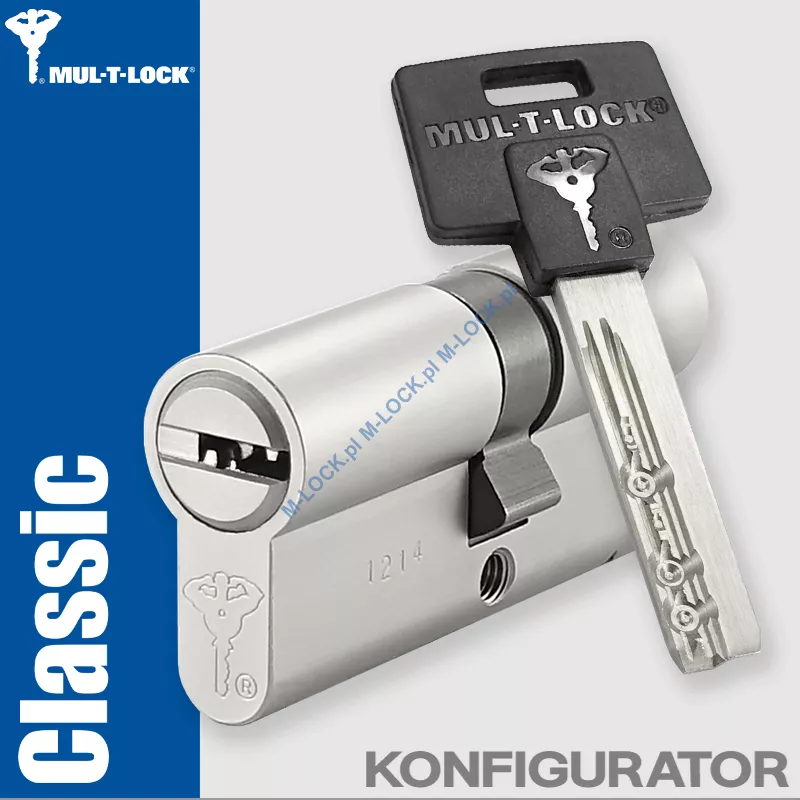 MUL-T-LOCK Classic, wkładka patentowa (konfigurator)