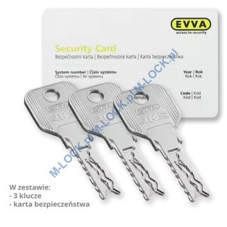 EVVA 4KS 31/36NM (67 mm), wkładka patentowa - 2