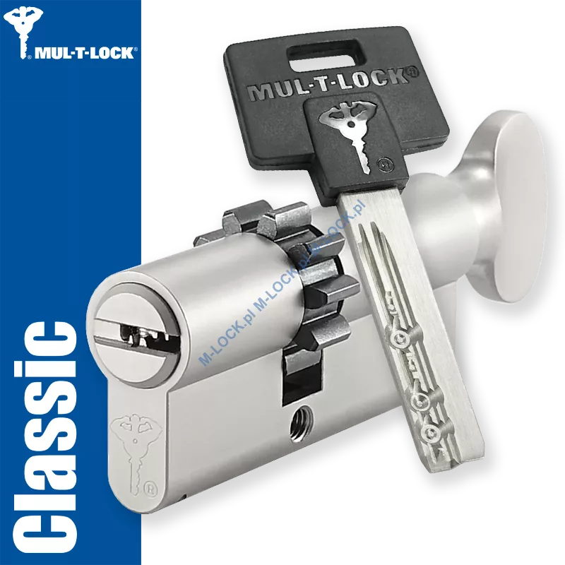 MUL-T-LOCK Classic 31/40G4ZN (71 mm), wkładka patentowa z pokrętłem