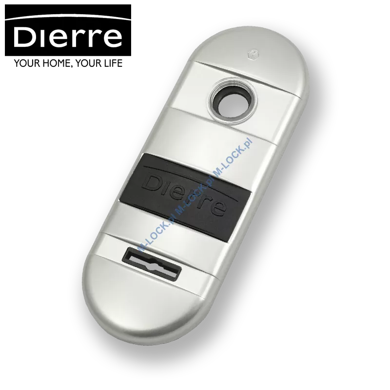 Dierre GIUGIARO, szyld wewnętrzny na klucz dwupiórowy + akcesoria, (chrom matowy)