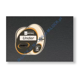 MOTTURA 11.1231 UNDER sejf podłogowy z zamkiem kluczowym (26 l) - 3