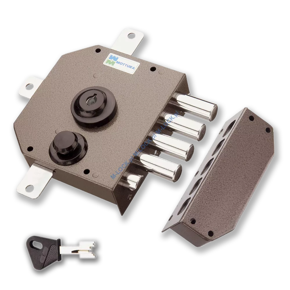 MOTTURA 30.650 zamek rozporowy na klucz typu POMPA z zatrzaskiem