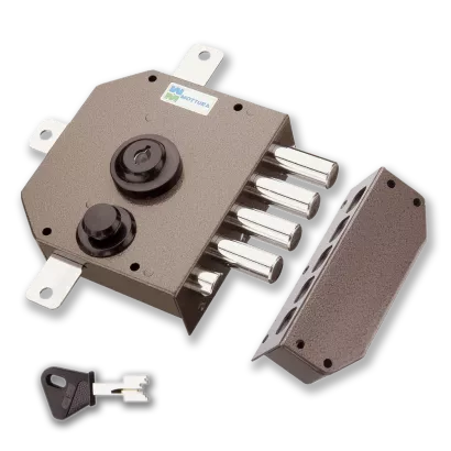 MOTTURA 30.650 zamek rozporowy na klucz typu POMPA z zatrzaskiem