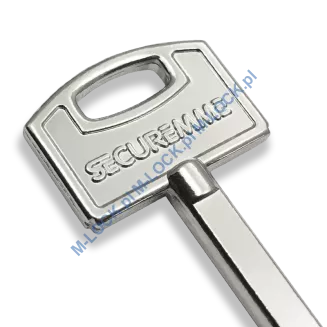 SECUREMME 40 mm, klucz surowy-dwupiórowy - 2