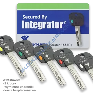 MUL-T-LOCK Integrator 45/45NN (90 mm), wkładka patentowa - 3