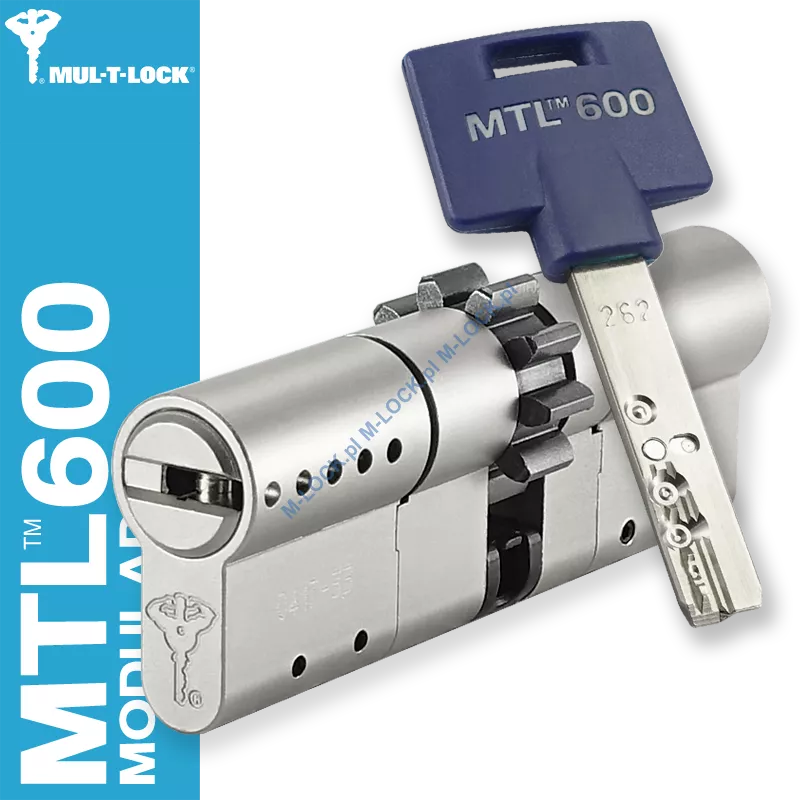 MUL-T-LOCK MTL 600 Modular / Interactive+ 43/48ZN (91 mm), wkładka patentowa